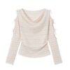 Casual Elegant Striped Long Sleeve