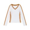 Casual Lace Accent Long Sleeve