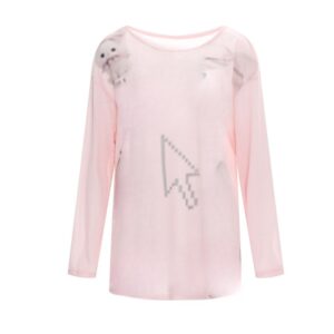 Trendy Mouse Graphic Long Sleeve