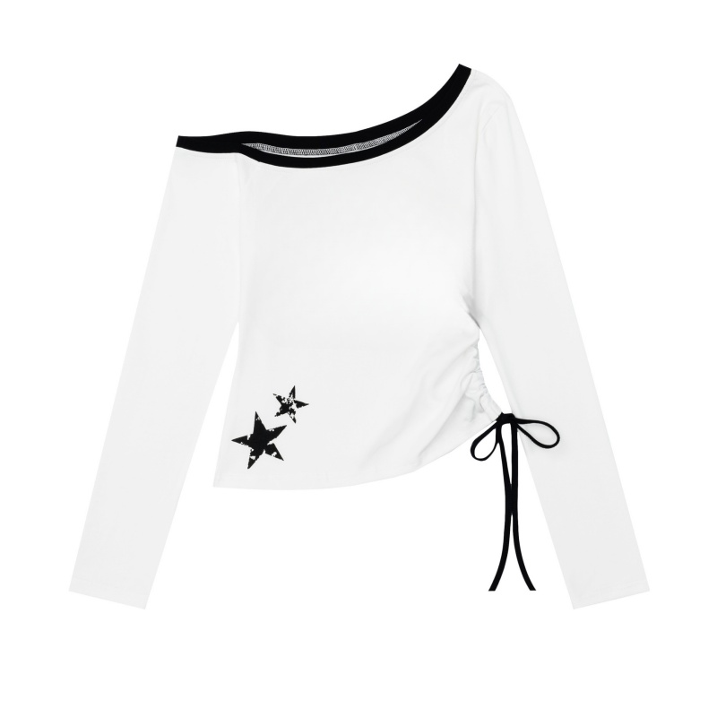 Modern Waist Detail Long Sleeve Top